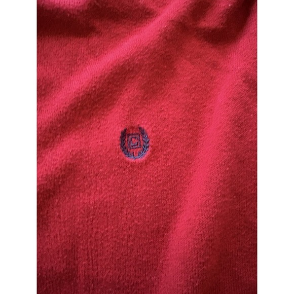 Ralph Lauren Chaps Sweater Mens XL Red Cashmere Pullover Sweatshirt Grandpa Core - Picture 7 of 7